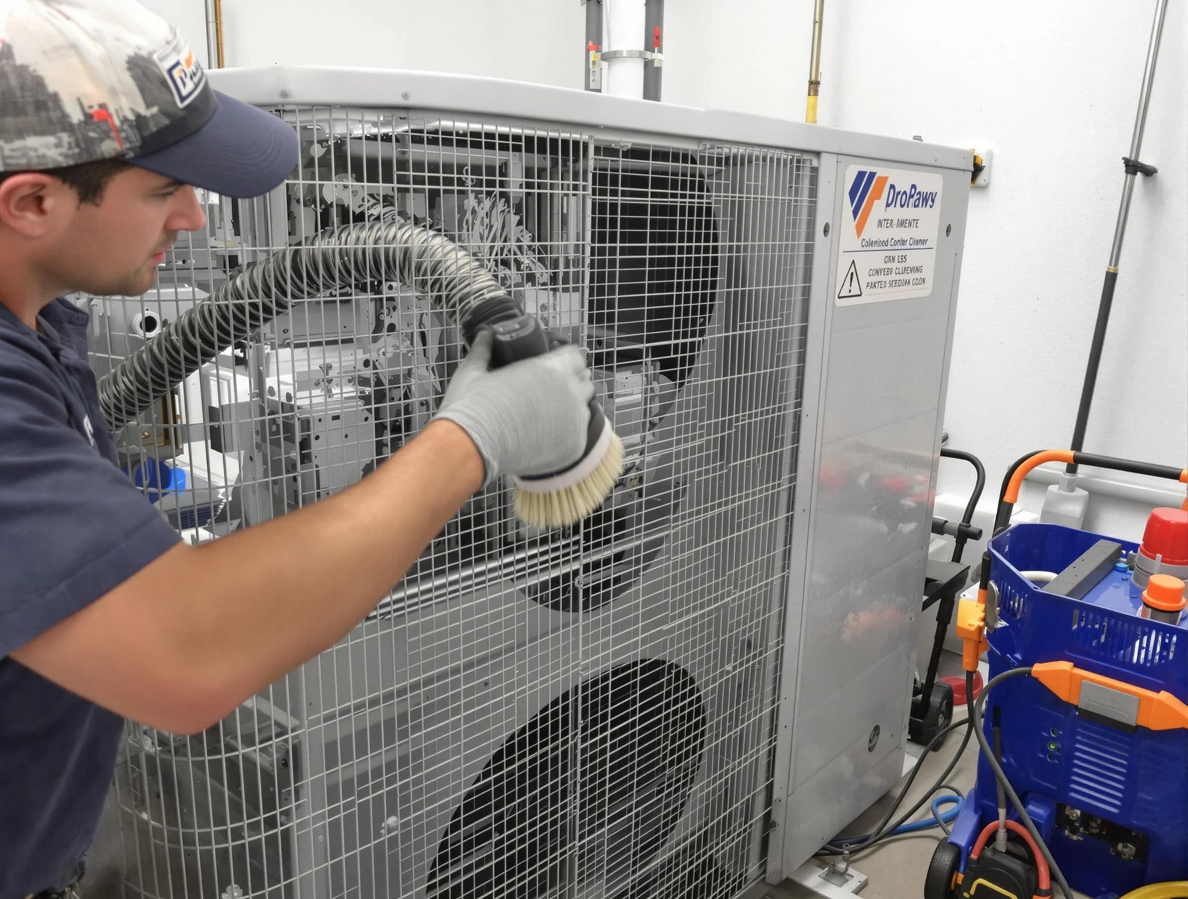 Mount Juliet Air Duct Cleaning specialist performing precision AC coil cleaning for improved system performance in Mount Juliet