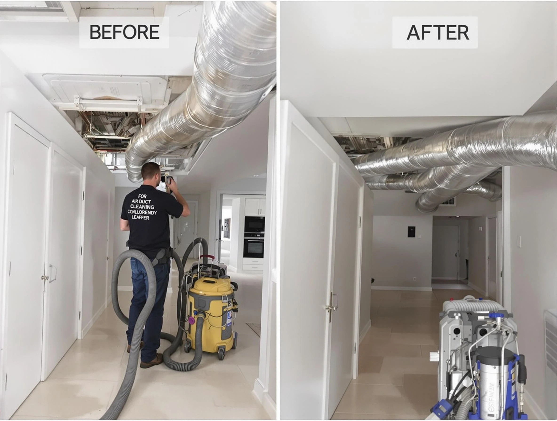 Mount Juliet Air Duct Cleaning professional performing thorough air duct cleaning in Mount Juliet