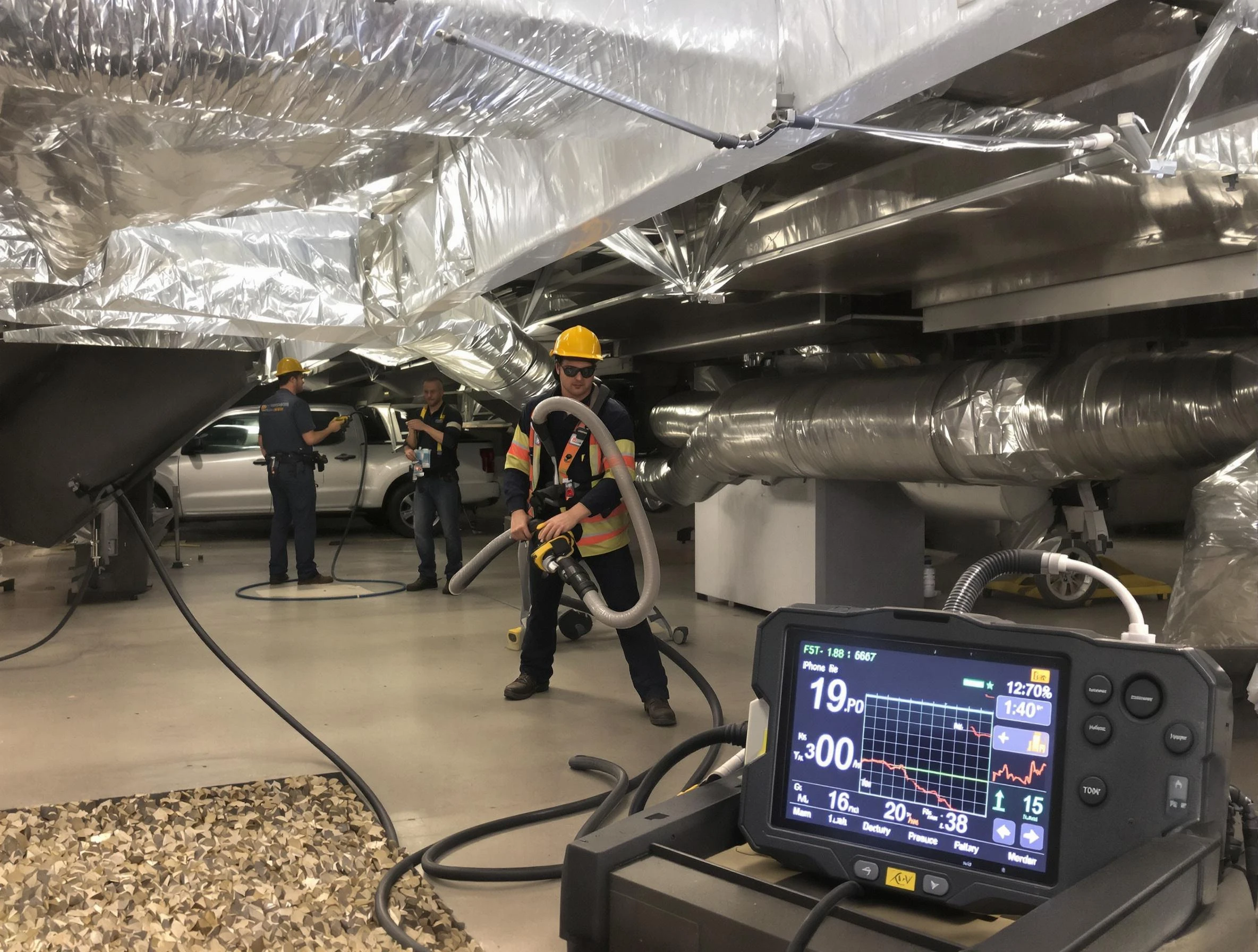 Professional negative pressure duct cleaning by Mount Juliet Air Duct Cleaning in Mount Juliet